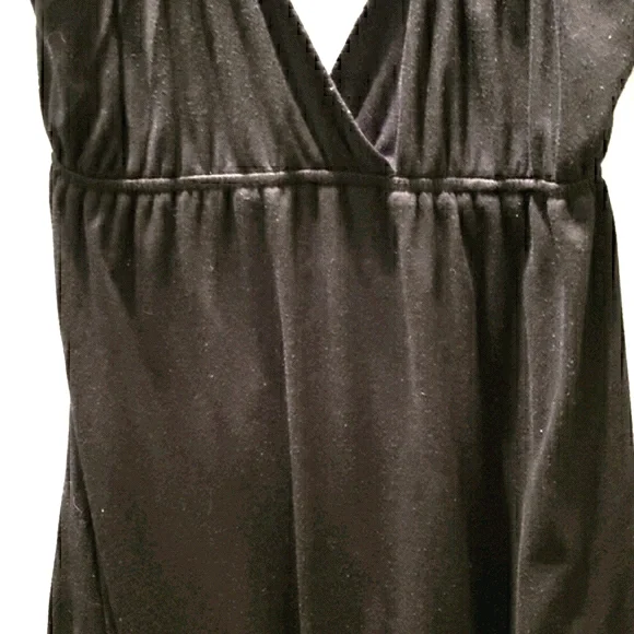 SOPRANO BLACK HALTER DRESS SZ M